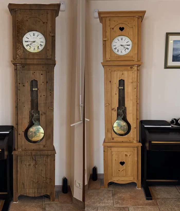 Horloge ou carillon en cours de réparation : réparation pendule à Cotignac